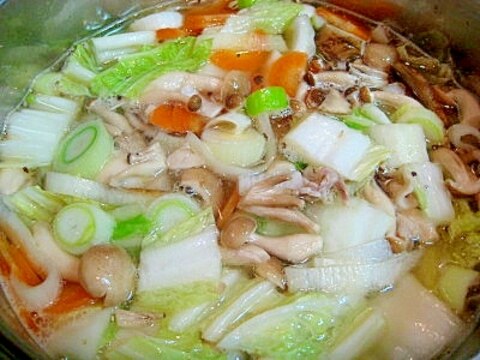 えのき氷タマネギ氷de野菜スープのベース~秋冬用